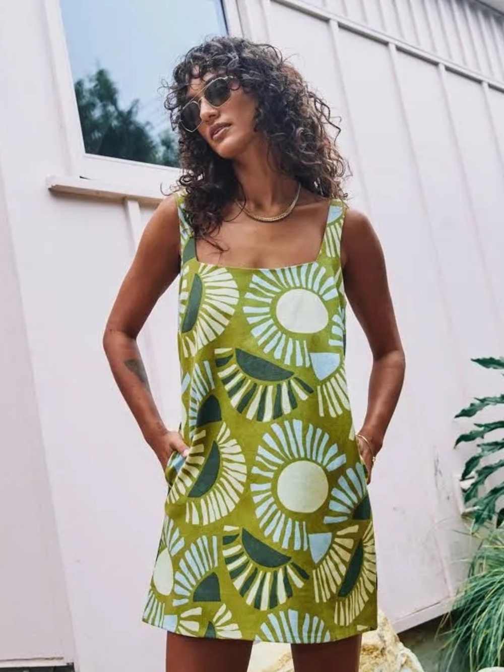 NWT RVCA Baker Mini Dress XL